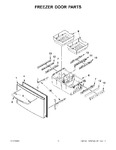 Diagram for 08 - Freezer Door Parts