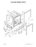 Diagram for 05 - Tub And Frame Parts