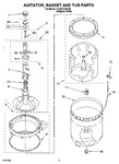 Diagram for 03 - Agitator, Basket And Tub Parts