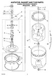 Diagram for 03 - Agitator, Basket And Tub Parts