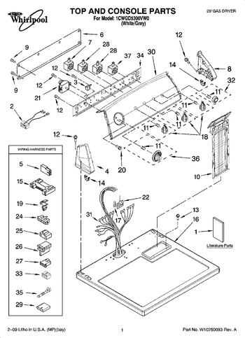 Diagram for 1CWGD5300VW0