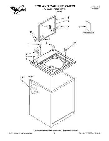 Diagram for 1CWTW5100VQ1