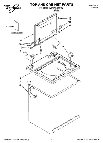 Diagram for 1CWTW5300VW0