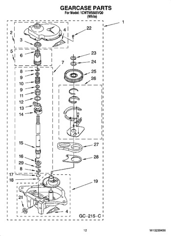 Diagram for 1CWTW5505VQ0