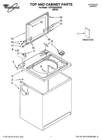 Diagram for 1CWTW5520SQ0