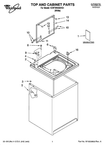 Diagram for 1CWTW5590VQ1