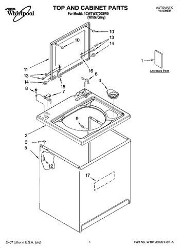 Diagram for 1CWTW5700SW0