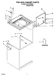 Diagram for 01 - Top And Cabinet Parts