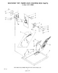 Diagram for 03 - Machine Top, Timer And Control Box