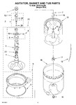 Diagram for 03 - Agitator, Basket And Tub Parts