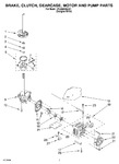 Diagram for 04 - Brake, Clutch, Gearcase, Motor And Pump