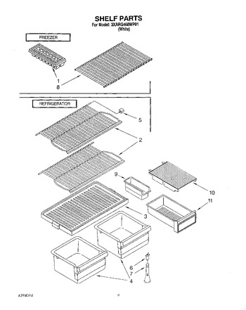 Diagram for 3XARG468WP01