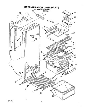 Diagram for 3XARG479WP01