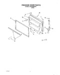 Diagram for 06 - Freezer Door, Lit/optional