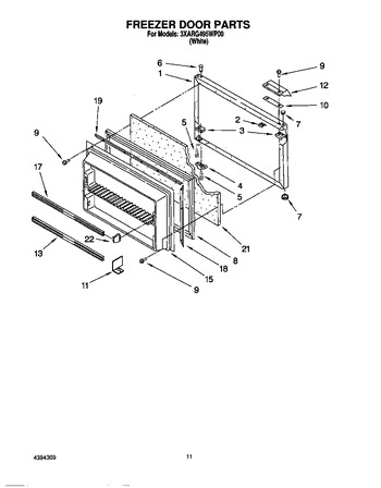 Diagram for 3XARG495WP00