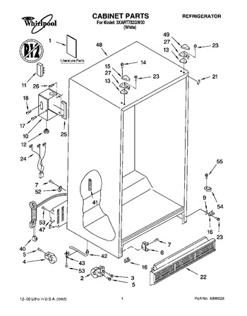 Diagram for 3XART732GW00