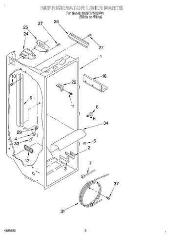 Diagram for 3XART745GW01