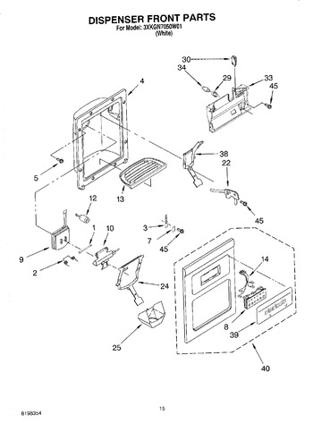 Diagram for 3XKGN7050W01