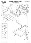 Diagram for 01 - Top And Console Parts