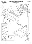 Diagram for 01 - Top And Console Parts