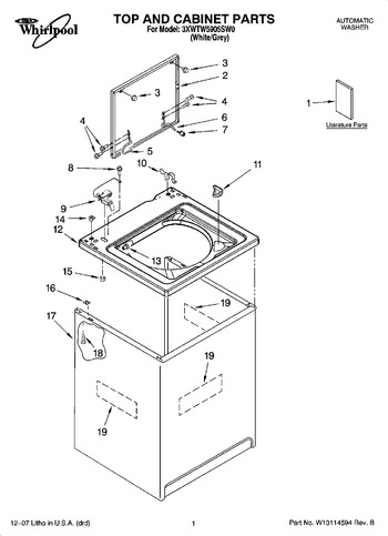 Diagram for 3XWTW5905SW0