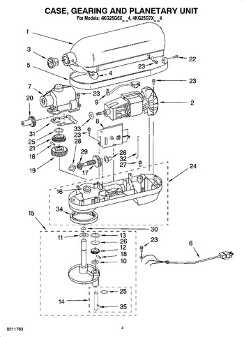 Diagram for 4KG25G7XER4