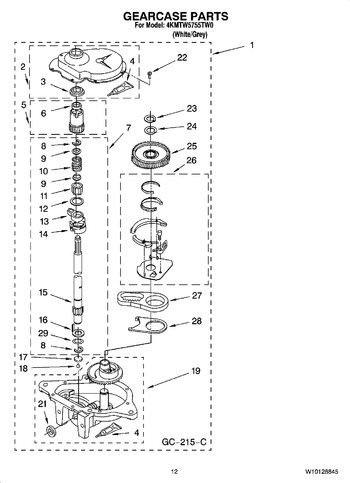 Diagram for 4KMTW5755TW0