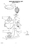 Diagram for 04 - Base And Pedestal Unit, Optional Parts