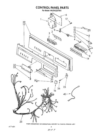 Diagram for 4KUDA220TW0