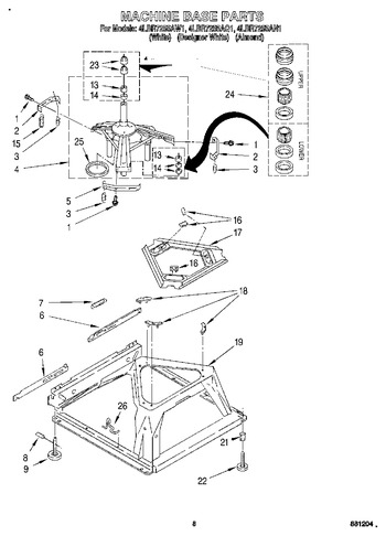 Diagram for 4LBR7255AW1