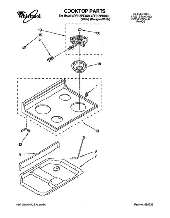 Diagram for 4RF315PXDW0