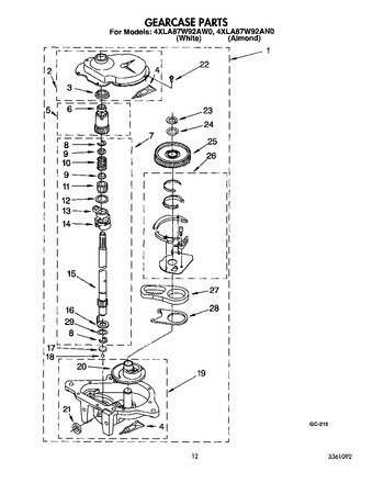 Diagram for 4XLA87W92AN0