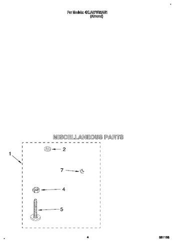 Diagram for 4XLA87W92AN1