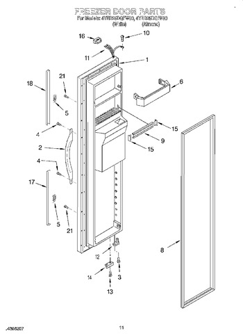 Diagram for 4YED25DQFW00