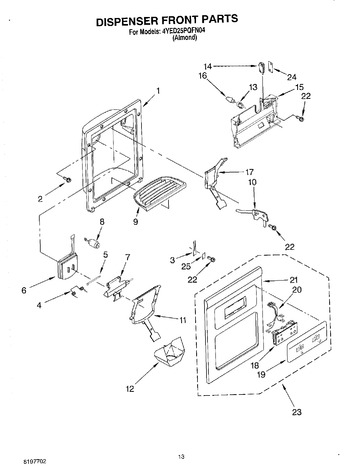 Diagram for 4YED25PQFN04