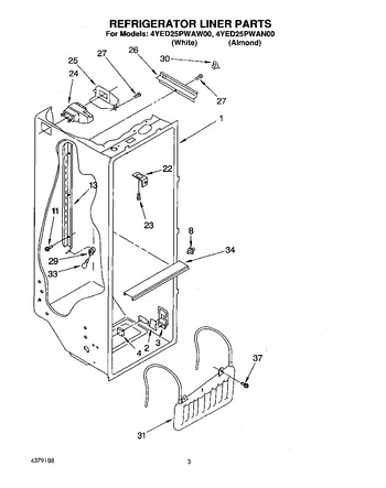 Diagram for 4YED25PWAN00