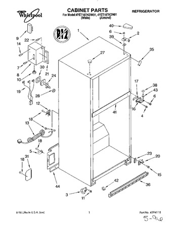 Diagram for 4YET18TKDW01