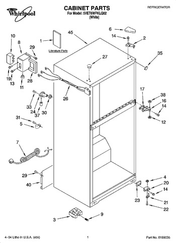 Diagram for 5VET6WPKLQ02