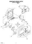 Diagram for 08 - Dispenser Front Parts