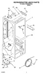 Diagram for 02 - Refrigerator Liner Parts