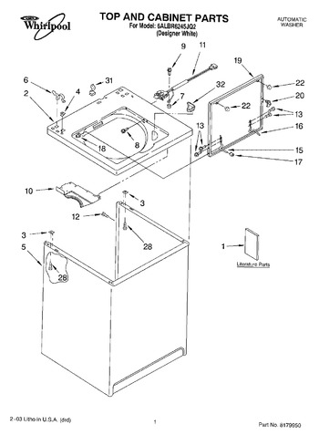 Diagram for 6ALBR6245JQ2