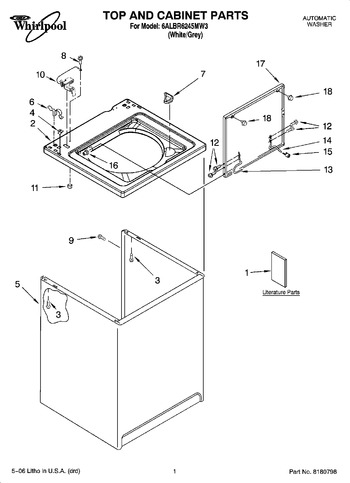 Diagram for 6ALBR6245MW3