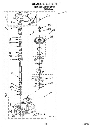 Diagram for 6ALBR6245MW3