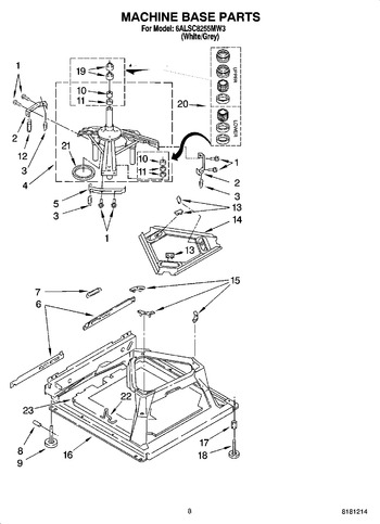 Diagram for 6ALSC8255MW3