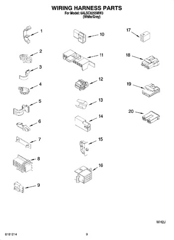 Diagram for 6ALSC8255MW3