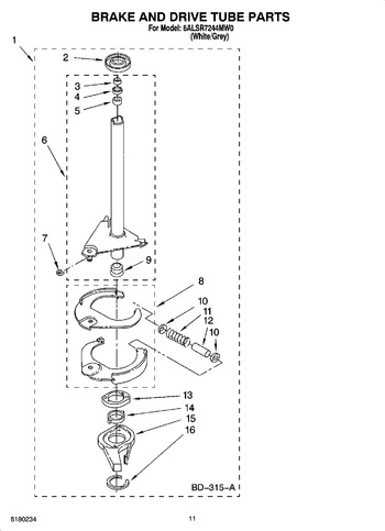 Diagram for 6ALSR7244MW0