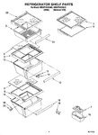 Diagram for 03 - Refrigerator Shelf Parts