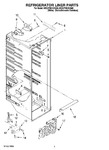 Diagram for 02 - Refrigerator Liner Parts