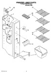 Diagram for 04 - Freezer Liner Parts