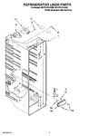 Diagram for 02 - Refrigerator Liner Parts